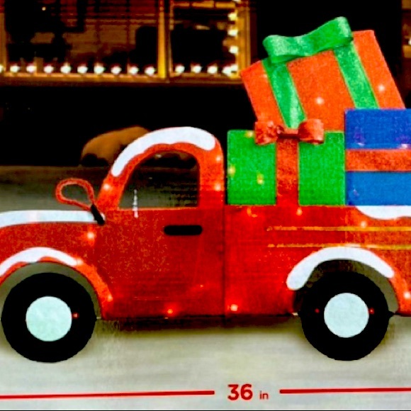 NIB 36” Pick Up Yard Lights Up Loaded With Presents Christmas Decor - Picture 3 of 6